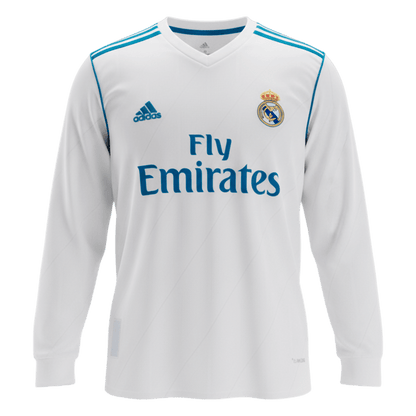 RONALDO #7 Real Madrid Hemmatröja 2017/18 Retro Tröja
 Vit-9