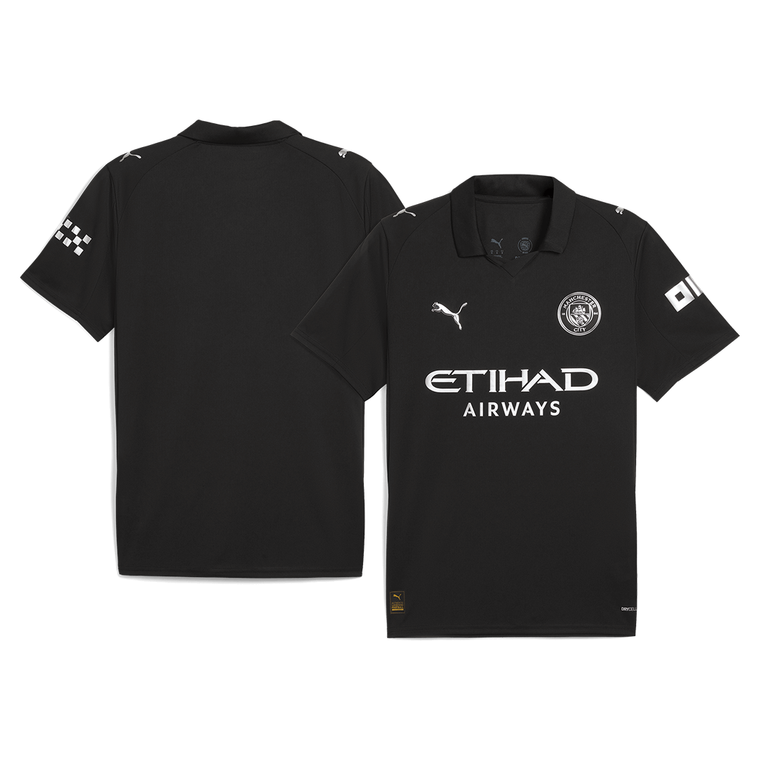 Manchester City Tröja 2025/26 Borta Svart