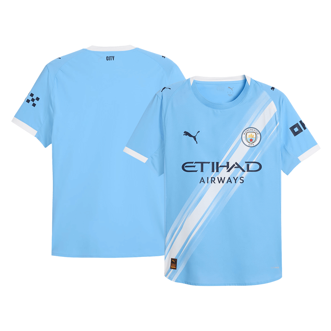 Manchester City Tröja 2025/26 Hemma Blå-13
