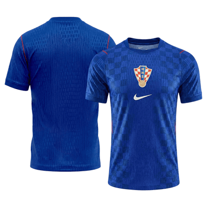 Kroatien Tröja 2026 Borta Autentisk Blå-7