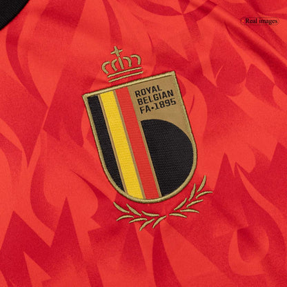 Belgien Tröja DE BRUYNE #7 2026 Hemma Röd-6