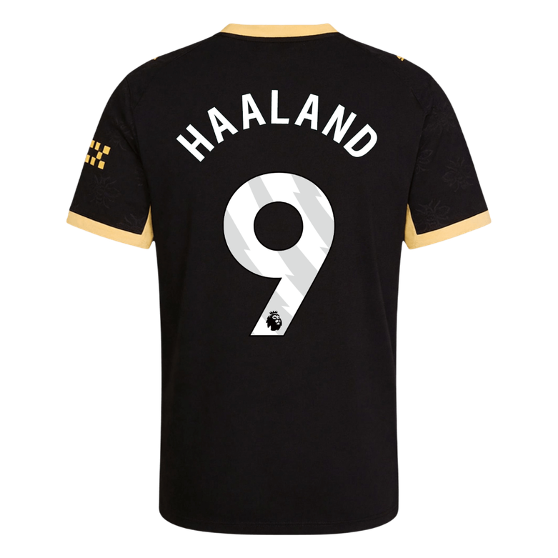 Manchester City Tröja HAALAND #9 2026/27 Borta Autentisk Svart-3