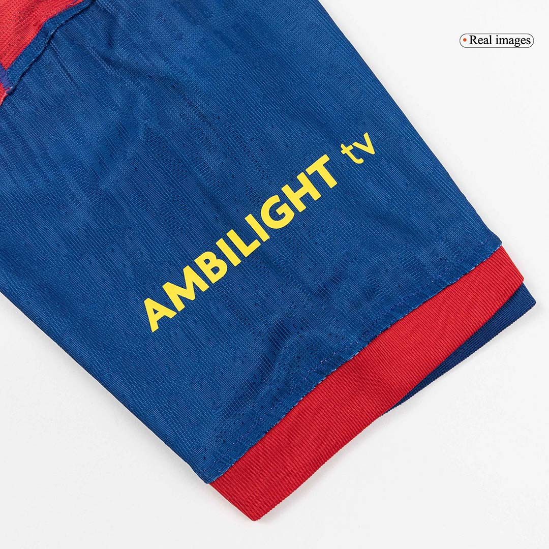 Barcelona Tröja 2025/26 Fourth Away Autentisk Röd & Blå-6