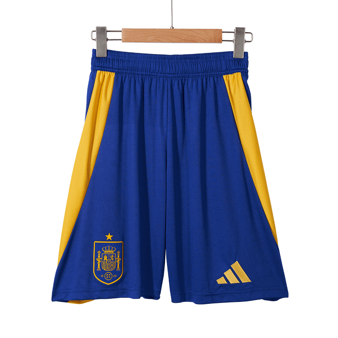 Spanien Shorts Euro 2024 Hemma Blå
