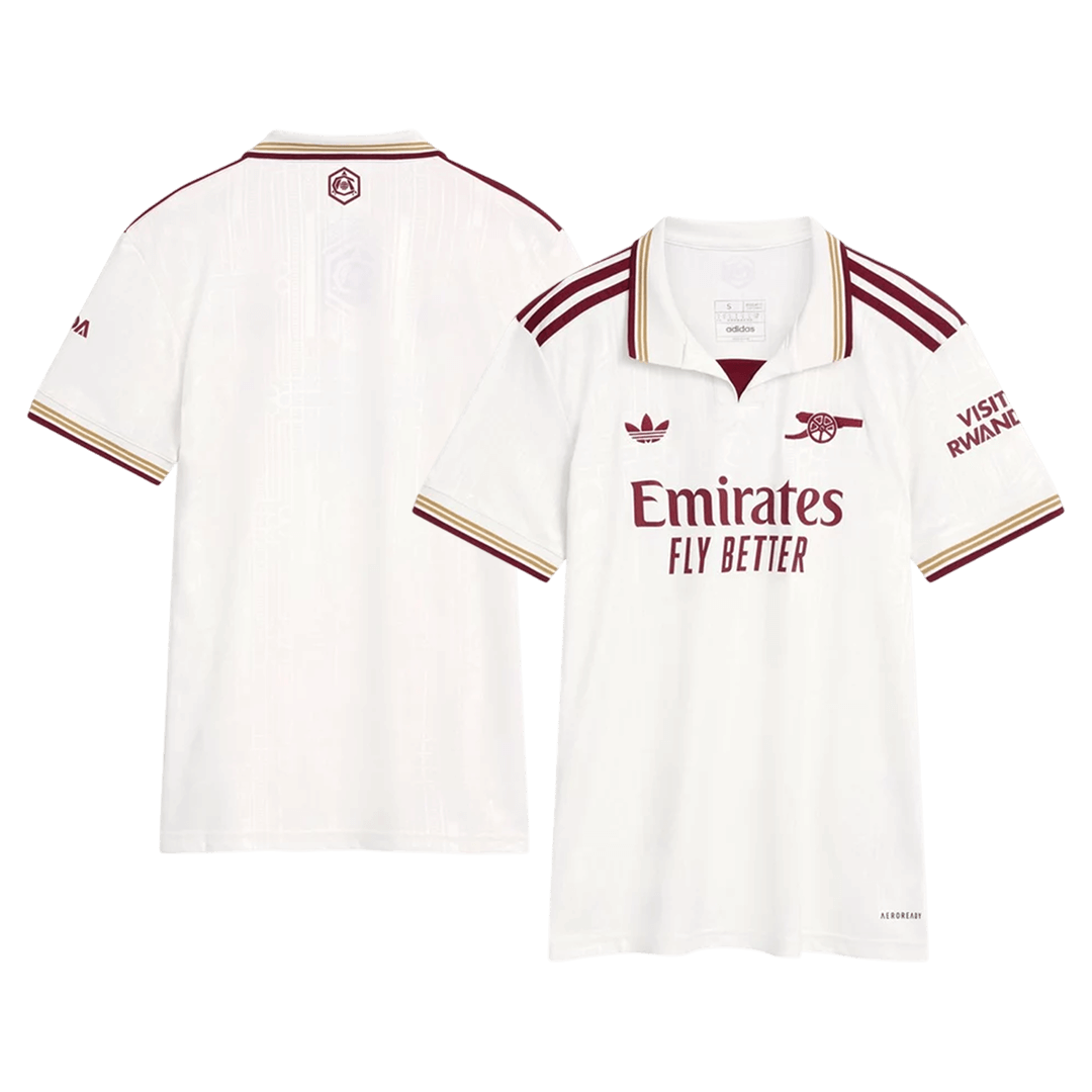 Arsenal Tröja 2025/26 Tredje Vit Dam-10