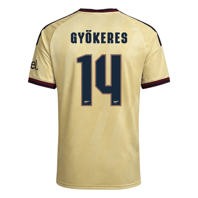 Arsenal Tröja GYÖKERES #14 2026/27 Tredje Autentisk Gul - UCL