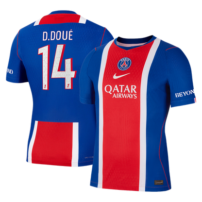 PSG Tröja D. DOUÉ #14 2026/27 Hemma Autentisk Dark Blue
