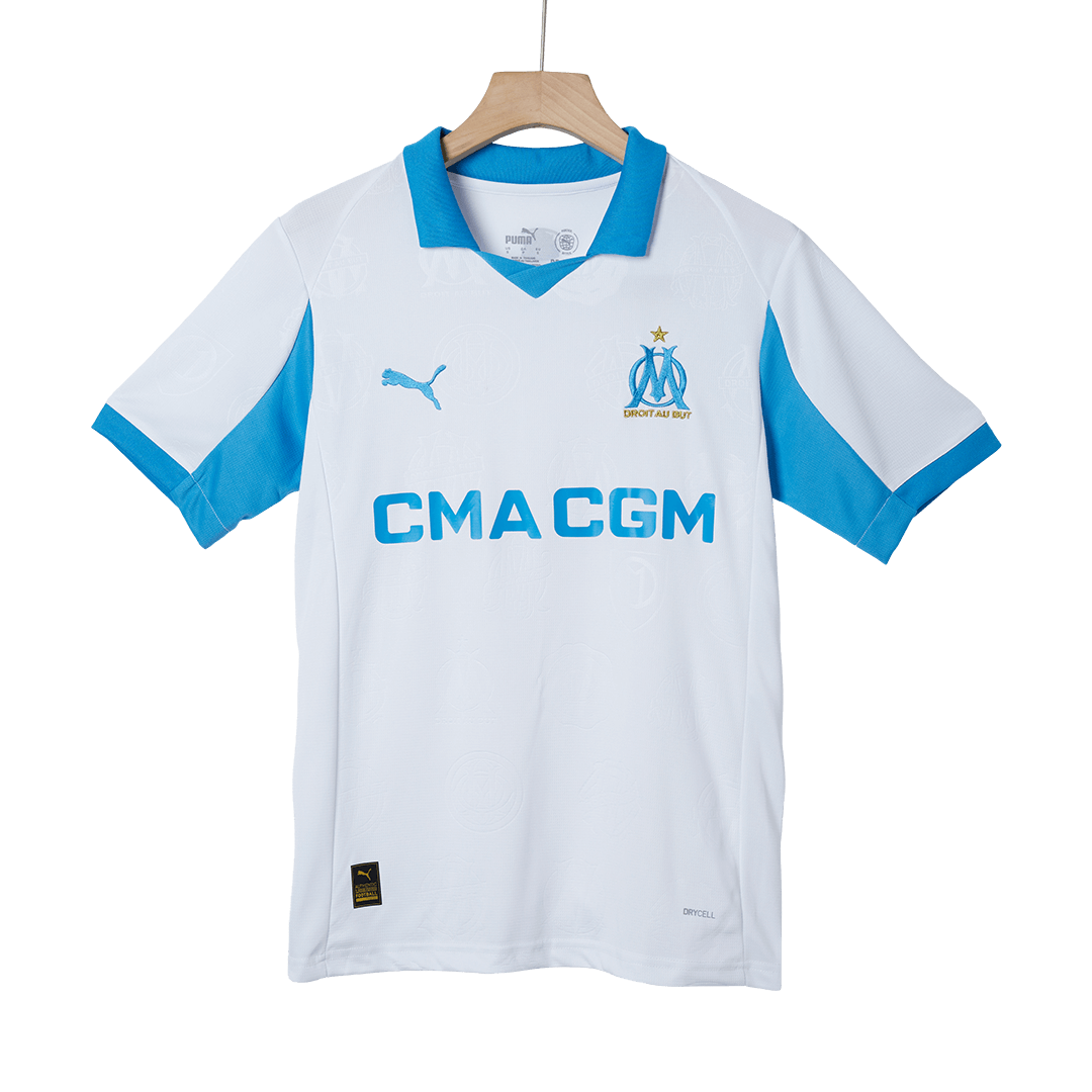 Marseille Tröja RABIOT #25 2025/26 Hemma Vit-11