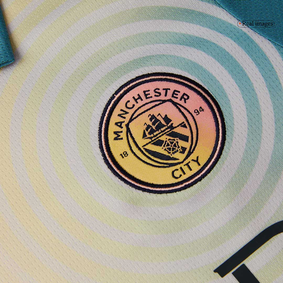 Manchester City Tröja 2024/25 Fourth Away Blå Barn - Definitely City