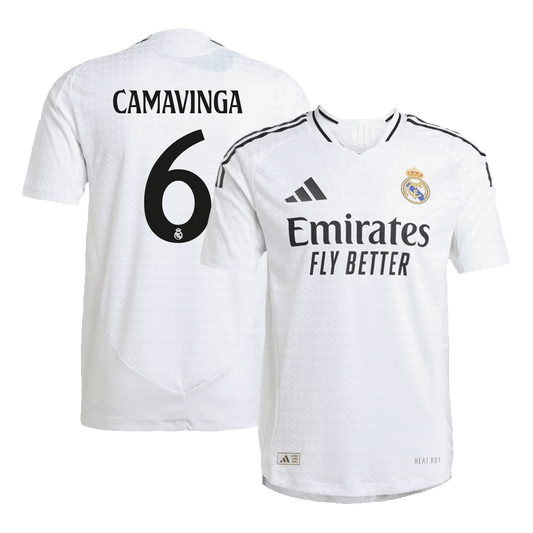 Real Madrid Tröja CAMAVINGA #6 2024/25 Hemma Vit