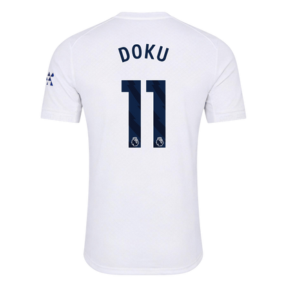 Manchester City Tröja DOKU #11 2026/27 Tredje Autentisk Vit-3