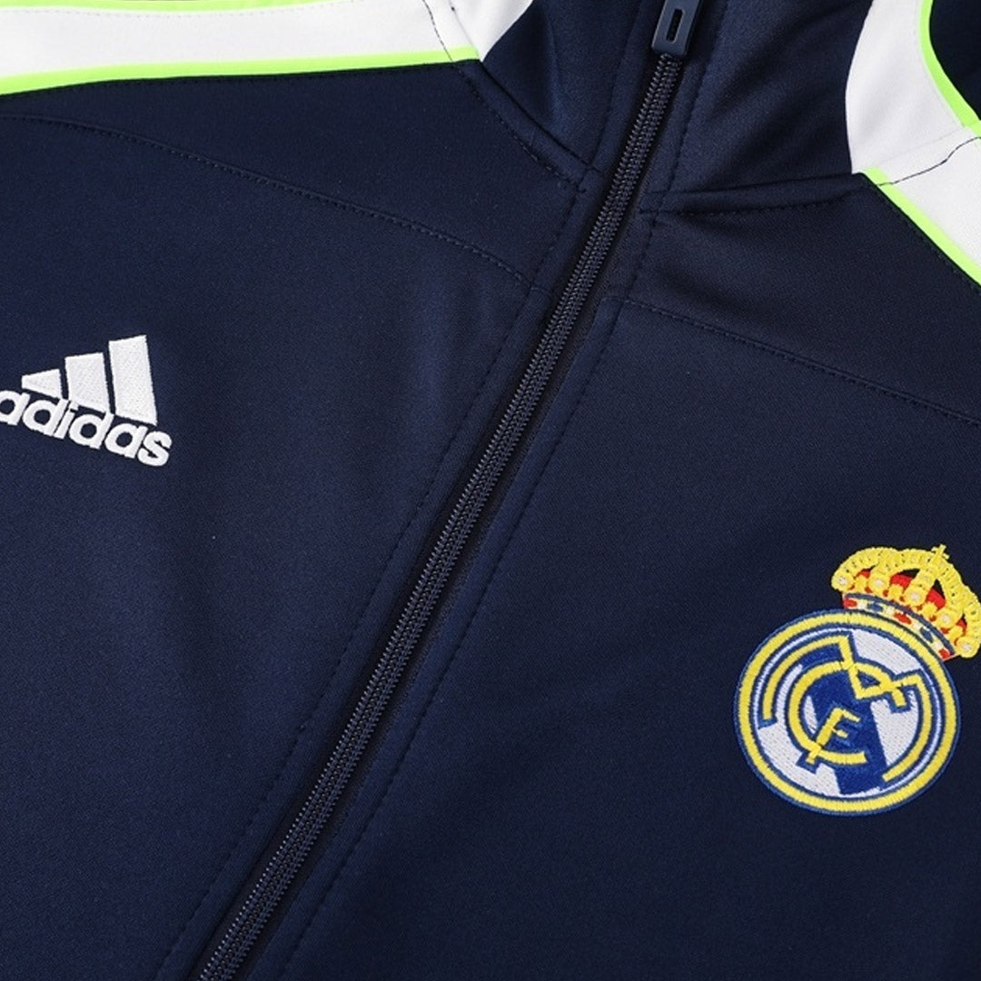 Real Madrid Träningsjacka 2025/26 Mörkblå-3