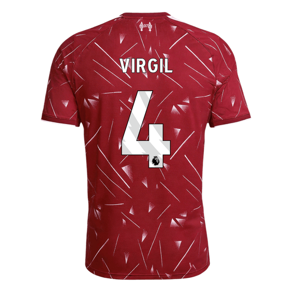 VIRGIL #4 Liverpool Tröja 2026/27 Hemma Premium Röd-3
