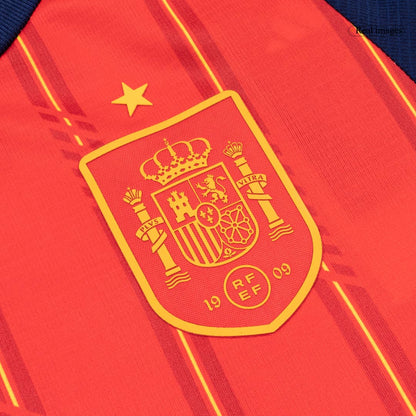 Spanien Tröja 2026 Hemmaställ Röd Barn-9