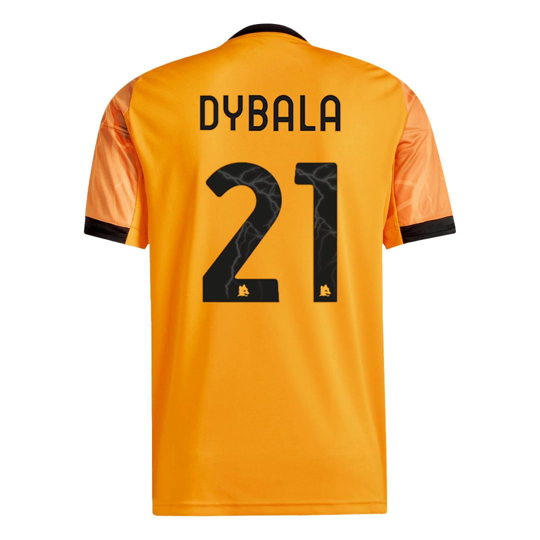 Roma Tröja DYBALA #21 2025/26 Borta Orange-7