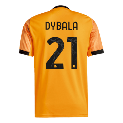 Roma Tröja DYBALA #21 2025/26 Borta Orange-7