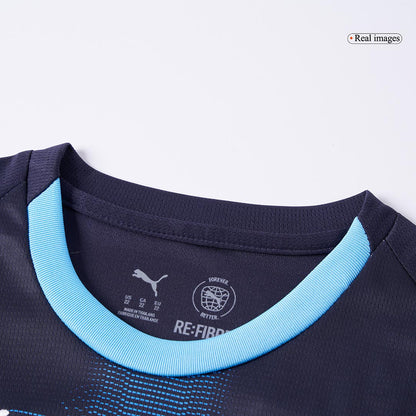 Marseille Tröja 2025/26 Borta Mörkblå Barn-9