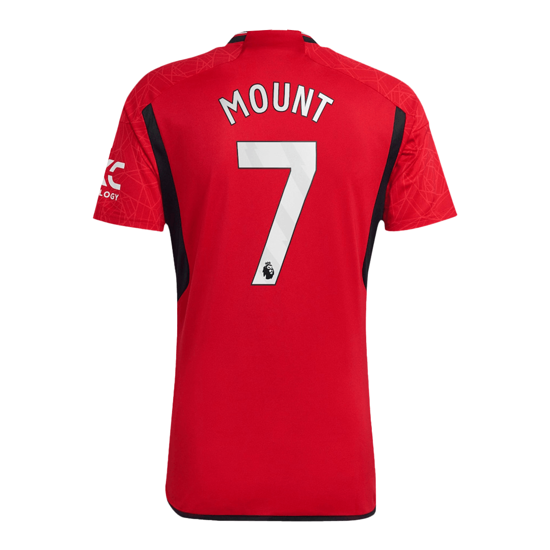 Manchester United Tröja MOUNT #7 2023/24 Hemma Röd