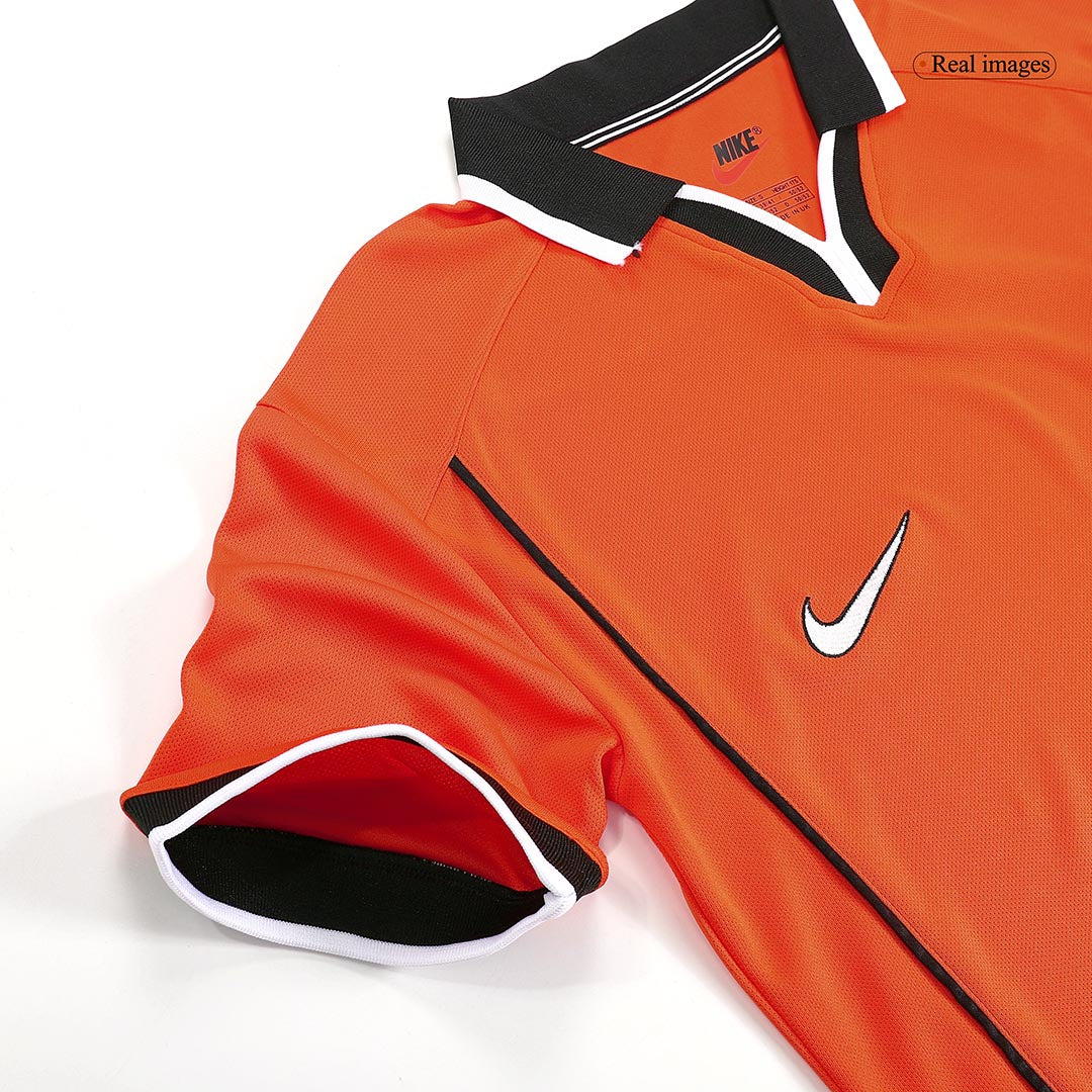 Nederländerna Hemmatröja 1998 Retro Tröja
 Orange-4