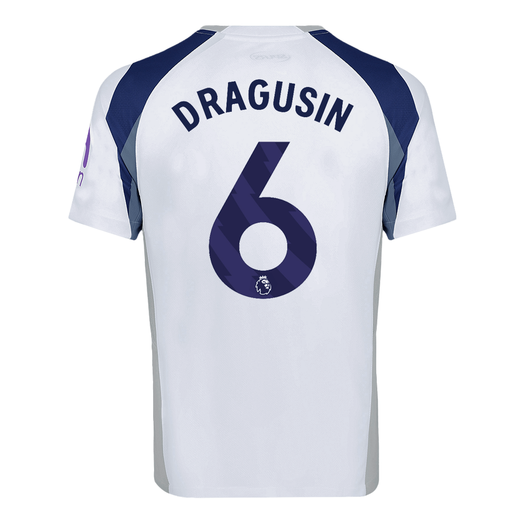 Tottenham Hotspur Tröja DRAGUSIN #6 2025/26 Hemma Vit