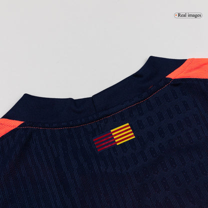 Barcelona Tröja PEDRI #8 2025/26 Tredje Orange - UCL-3