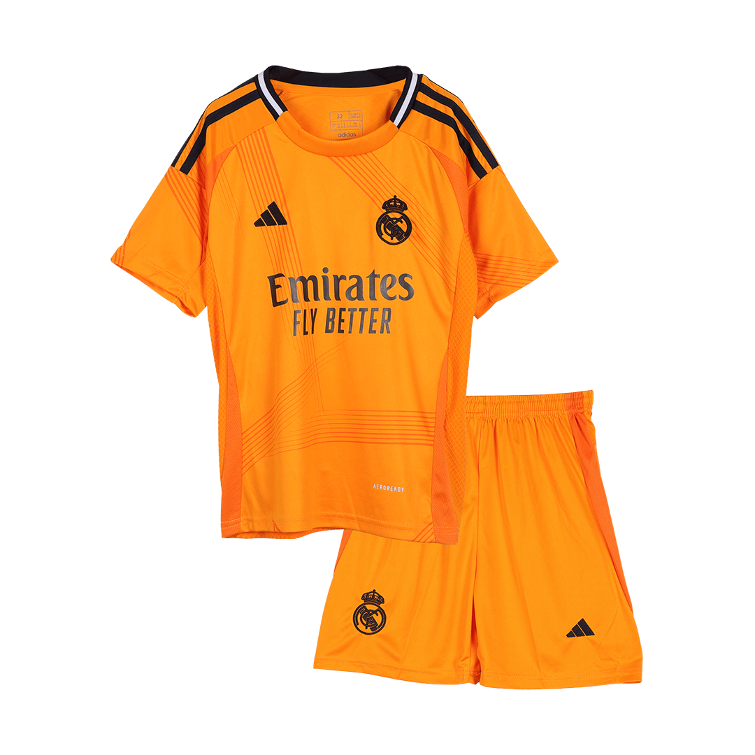 Real Madrid Tröja 2024/25 Borta Orange Barn