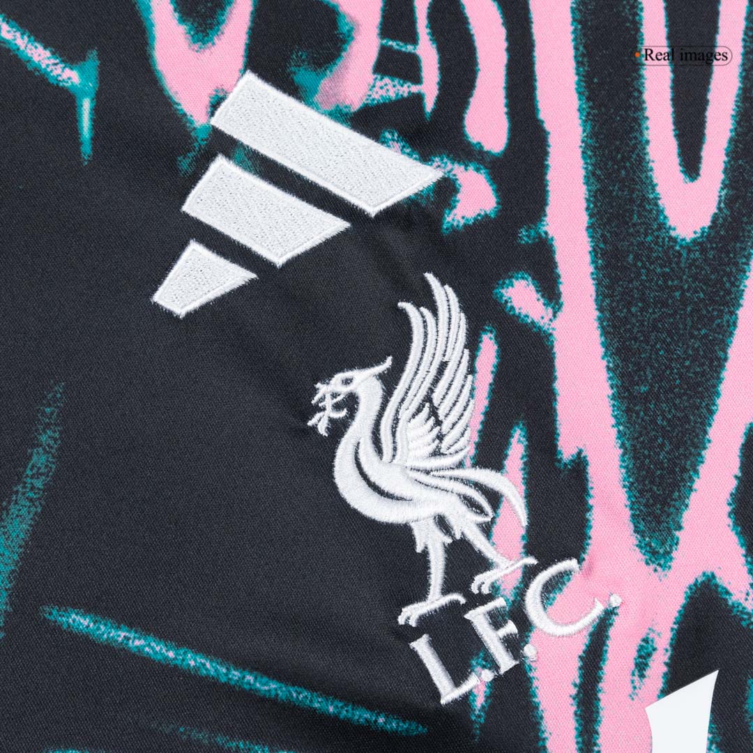 Liverpool Tröja 2025/26 Före match Svart