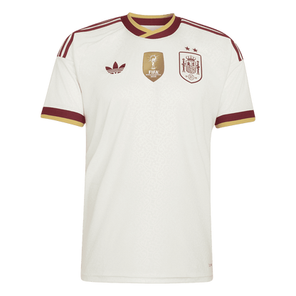 Spanien Tröja 2026 Borta Vit (2 Stjärnor)