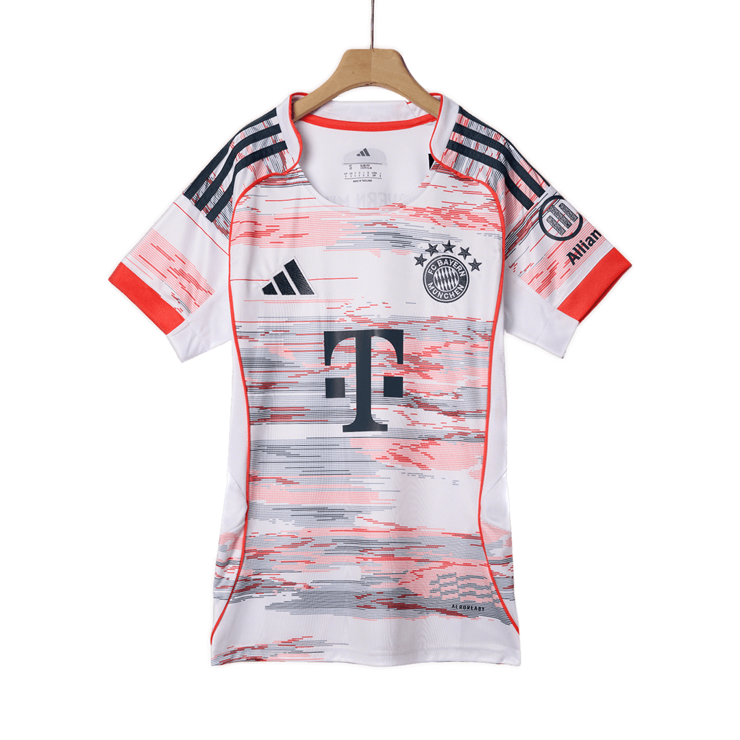 Bayern Munich Tröja 2025/26 Borta Vit Dam-10