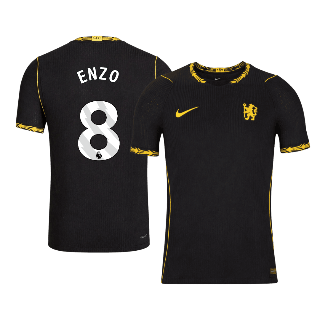 Chelsea Tröja ENZO #8 2026/27 Borta Autentisk Balck