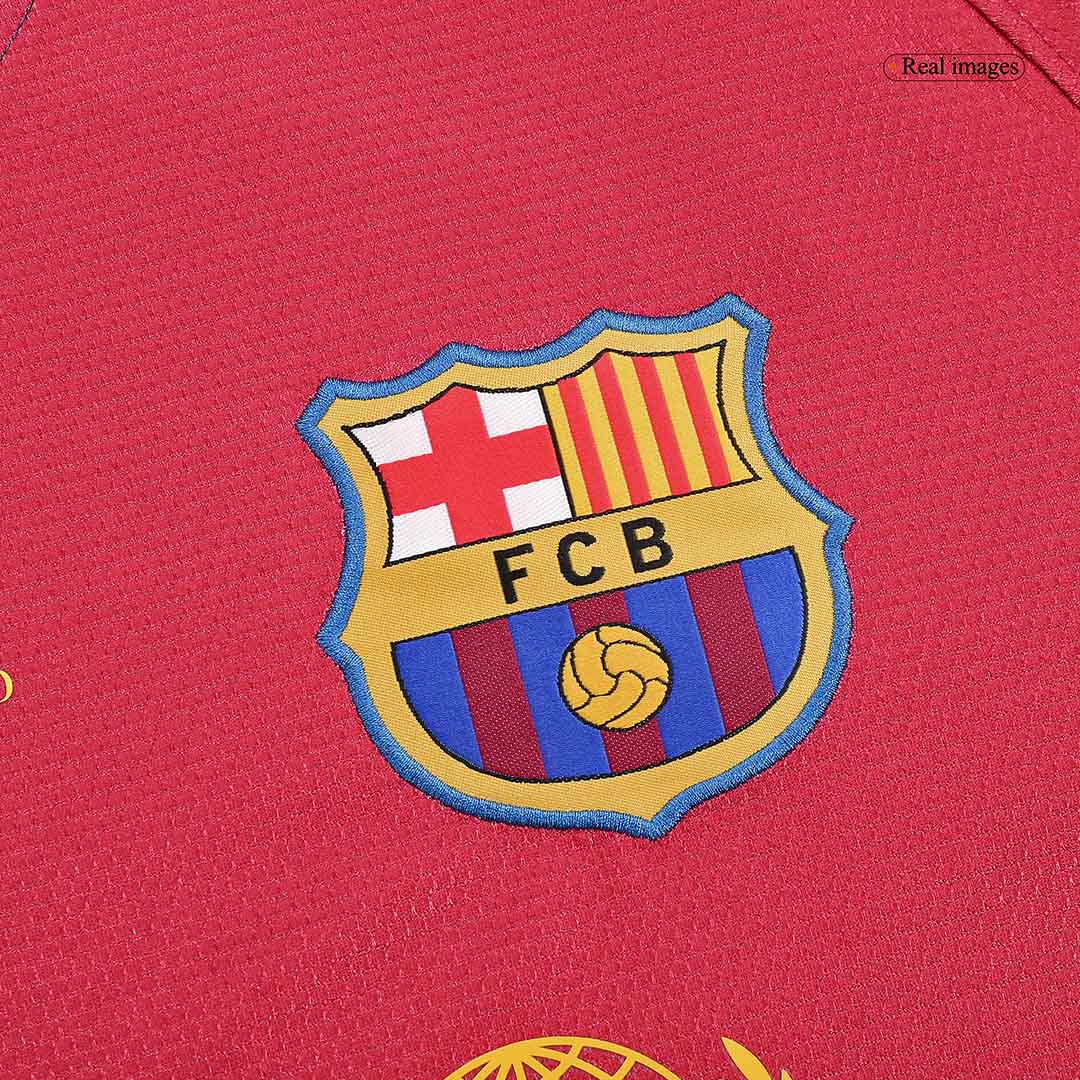 XAVI #6 Barcelona Hemmatröja 2008/09 Retro Tröja
 Röd & Blå - UCL Final-8