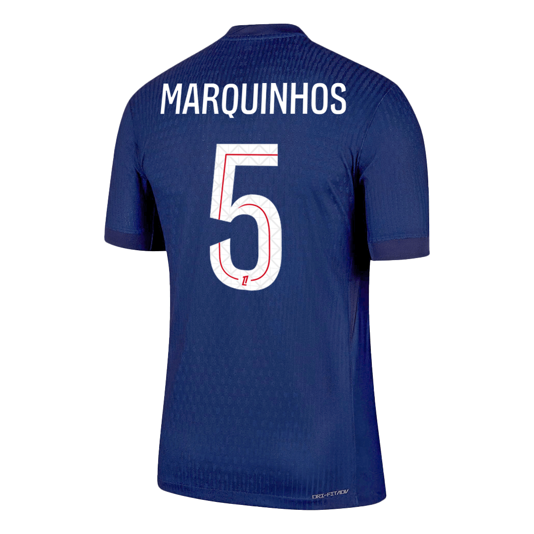 PSG Tröja MARQUINHOS #5 2025/26 Hemma Mörkblå