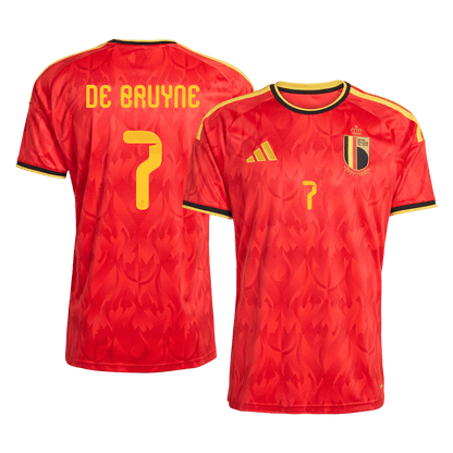Belgien Tröja DE BRUYNE #7 2026 Hemma Röd