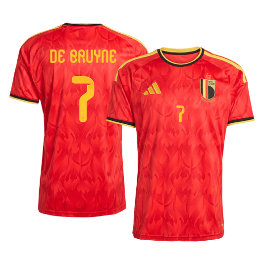 Belgien Tröja DE BRUYNE #7 2026 Hemma Röd