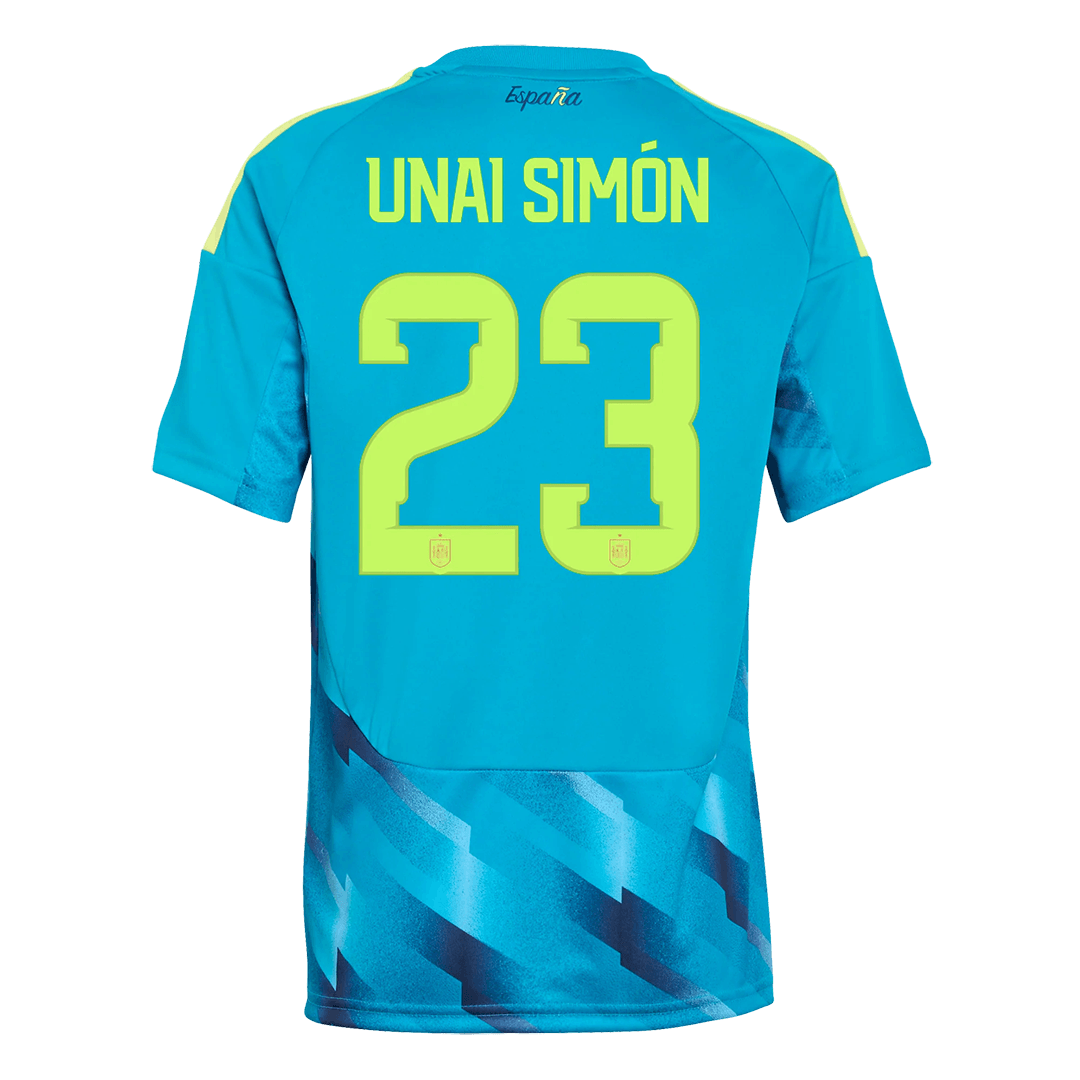 Spanien Tröja UNAI SIMÓN #23 2026 Blå-9