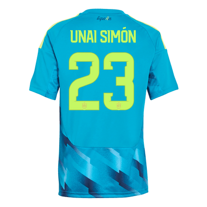 Spanien Tröja UNAI SIMÓN #23 2026 Blå-9