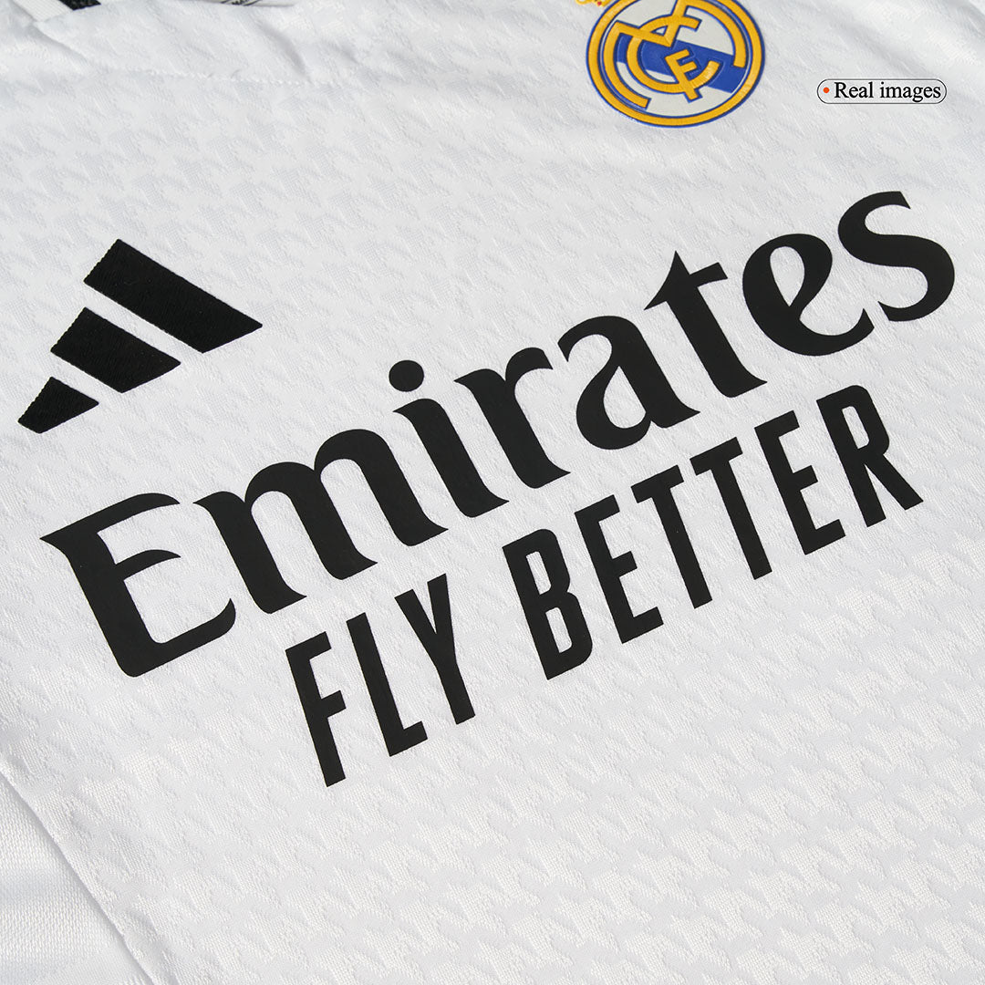 Real Madrid Tröja BELLINGHAM #5 2024/25 Hemma Vit-6