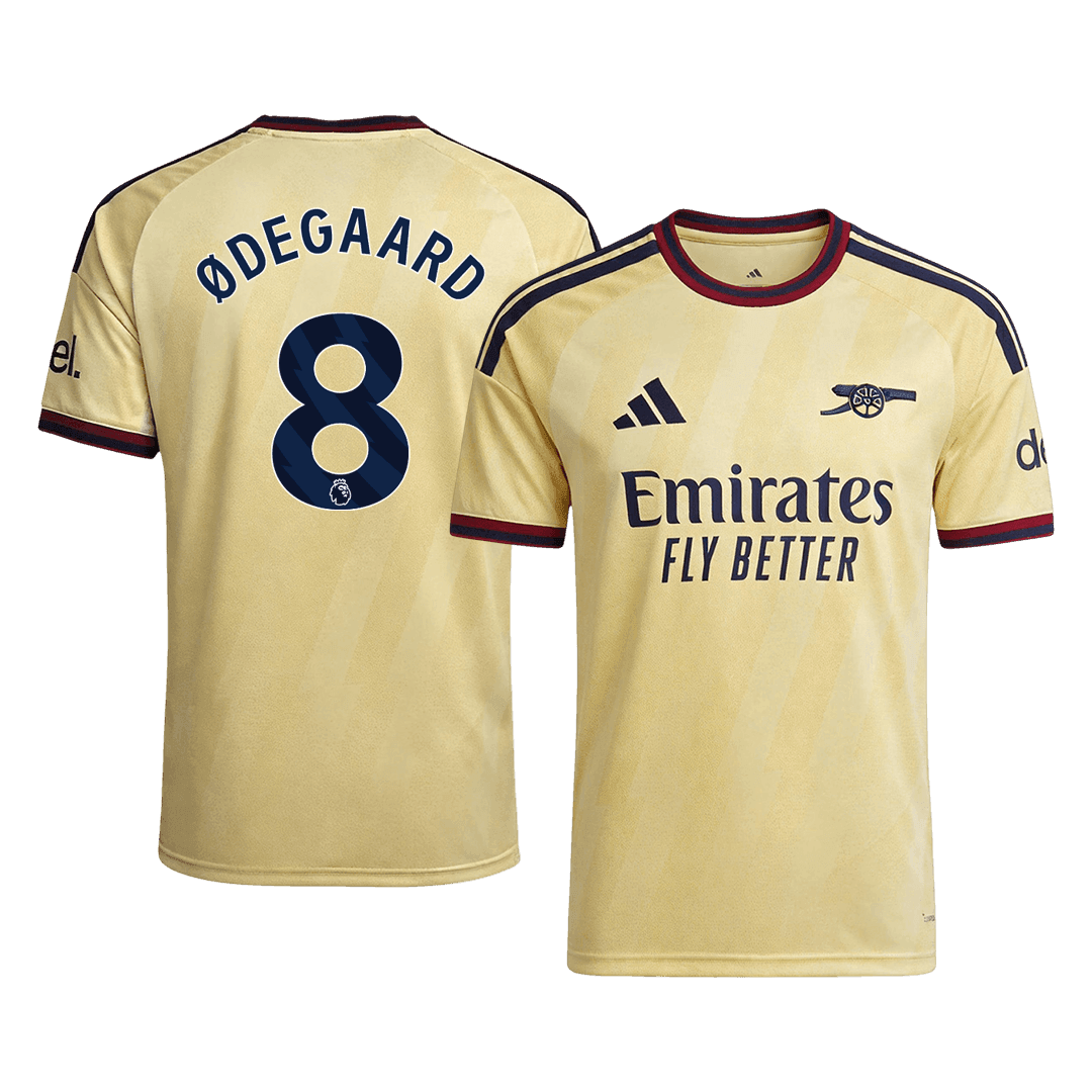 Arsenal Tröja ØDEGAARD #8 2026/27 Tredje Autentisk Gul