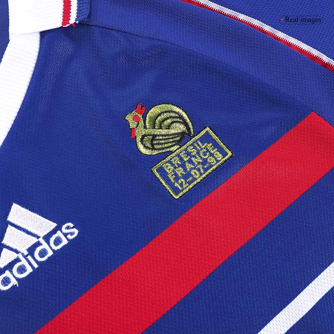 Frankrike Hemmatröja 1998 Retro Tröja
 Blå-5
