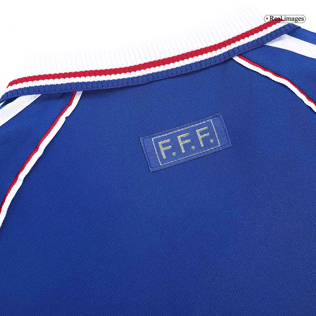 Frankrike Hemmatröja 1998 Retro Tröja
 Blå