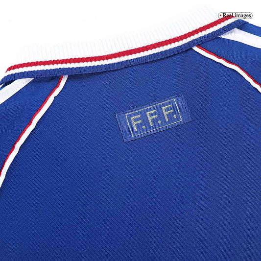 Frankrike Hemmatröja 1998 Retro Tröja
 Blå-1