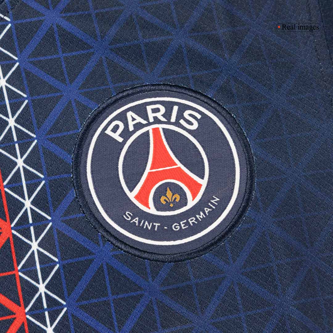 KVARATSKHELIA #7 PSG Tröja 2025/26 Hemma Premium Mörkblå