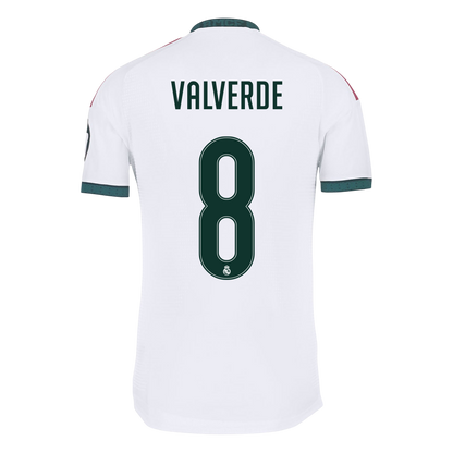 Real Madrid Tröja VALVERDE #8 2026/27 Hemma Autentisk Vit-3