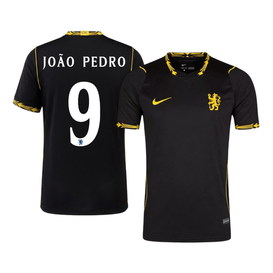 Chelsea Tröja JOÃO PEDRO #9 2026/27 Borta Svart