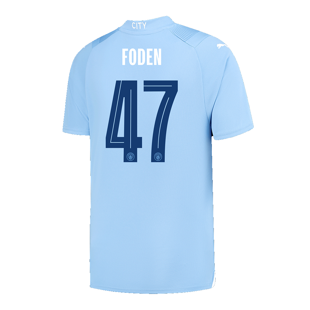 Manchester City Tröja FODEN #47 2023/24 Hemma Blå