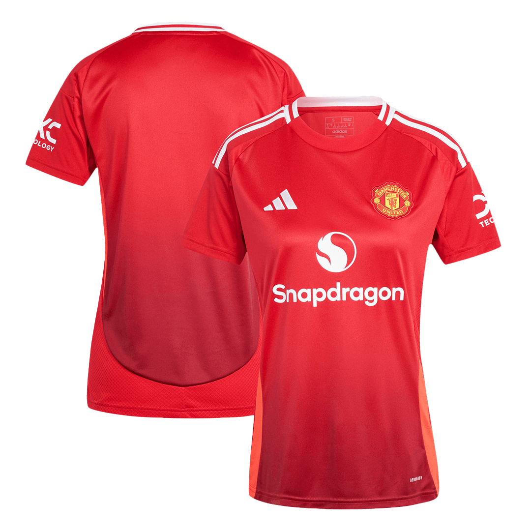 Manchester United Tröja 2024/25 Hemma Röd Dam