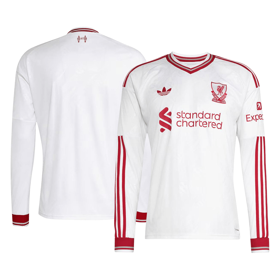 Liverpool Tröja 2026/27 Borta Långärmad Vit