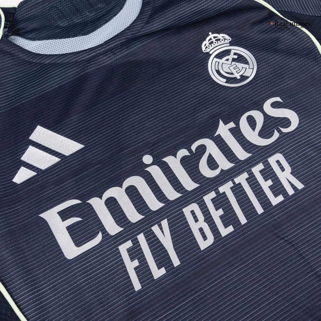 Real Madrid Tröja 2025/26 Borta Autentisk Mörkblå