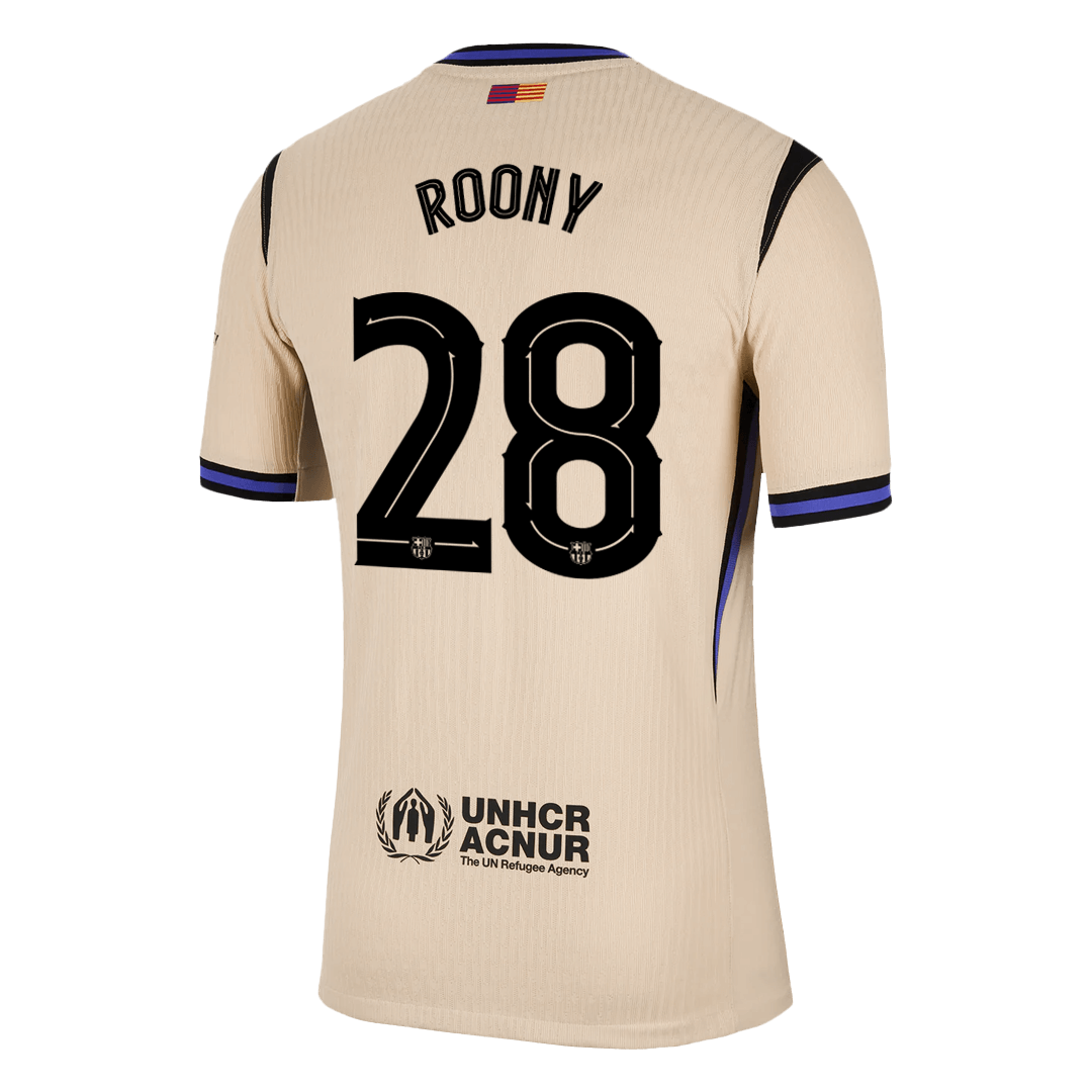 Barcelona Tröja ROONY #28 2025/26 Borta Gul - UCL