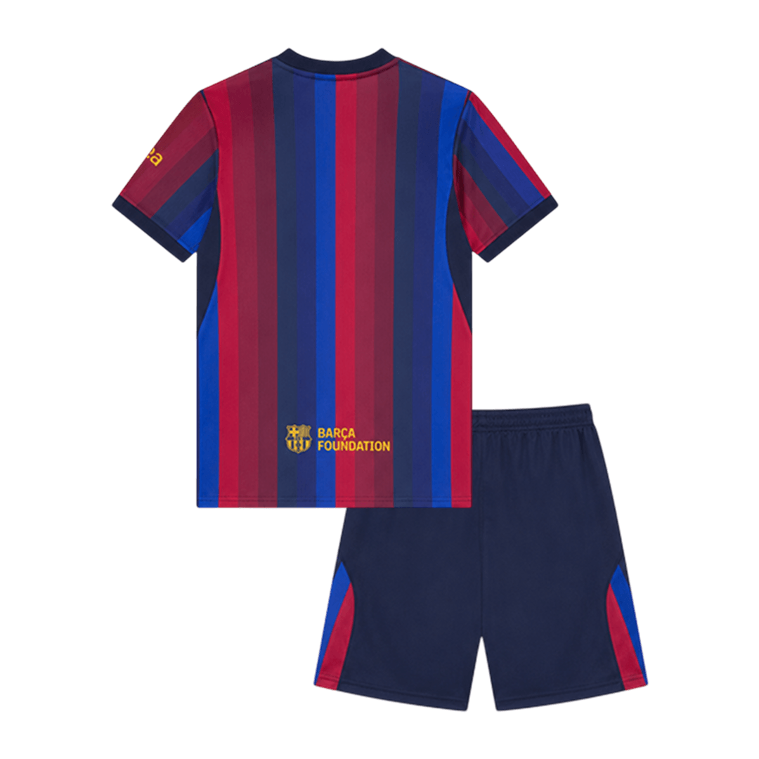 Barcelona Tröja 2026/27 Hemma Röd & Blå Barn-2
